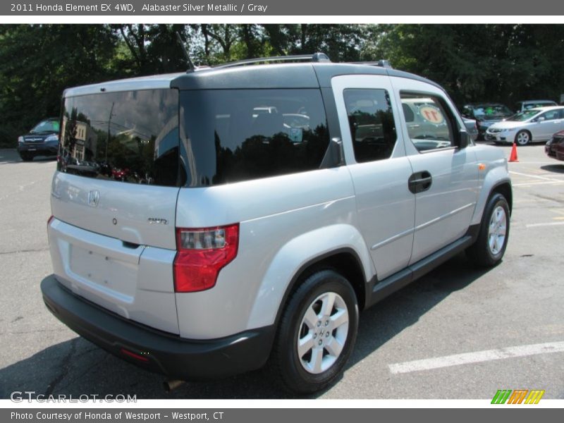 Alabaster Silver Metallic / Gray 2011 Honda Element EX 4WD