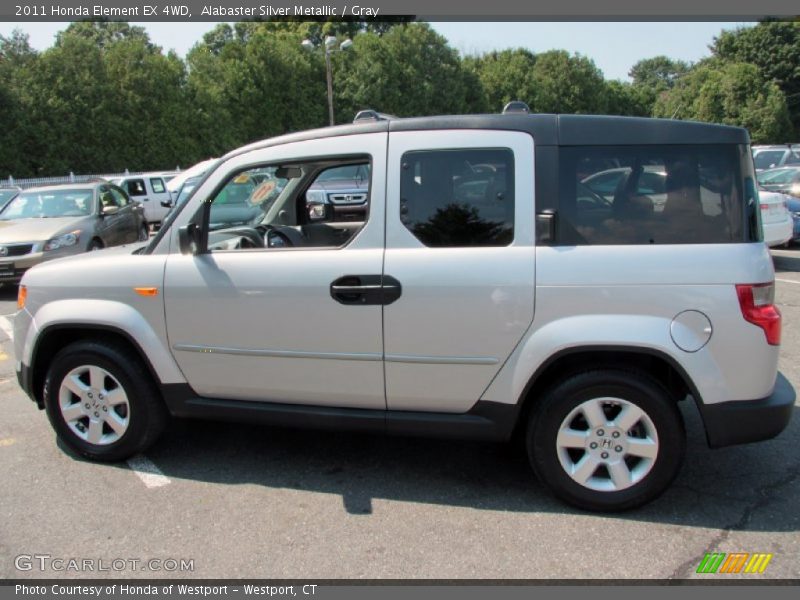 Alabaster Silver Metallic / Gray 2011 Honda Element EX 4WD