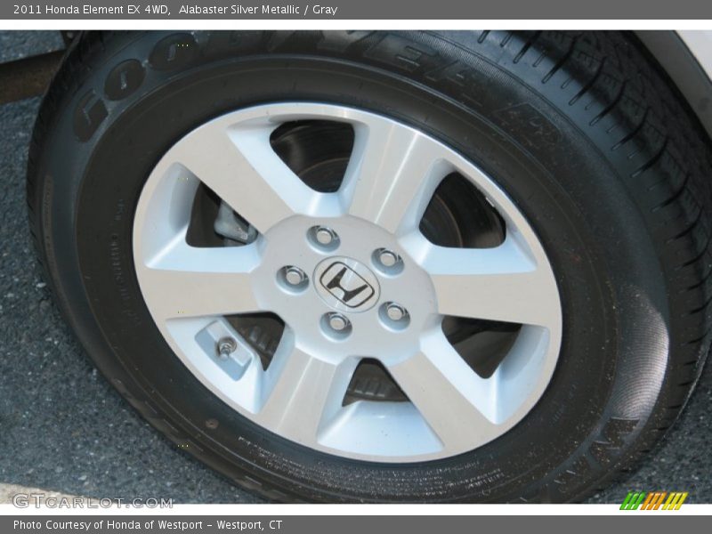 Alabaster Silver Metallic / Gray 2011 Honda Element EX 4WD