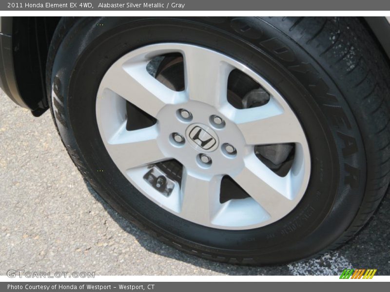 Alabaster Silver Metallic / Gray 2011 Honda Element EX 4WD