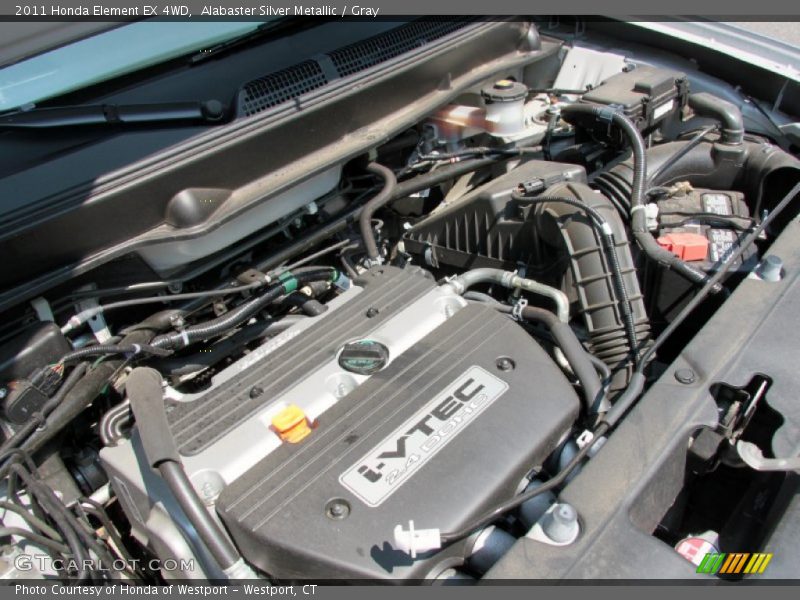Alabaster Silver Metallic / Gray 2011 Honda Element EX 4WD