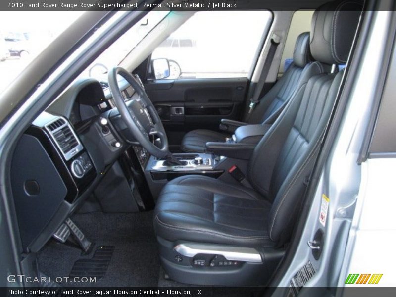 Zermatt Silver Metallic / Jet Black 2010 Land Rover Range Rover Supercharged