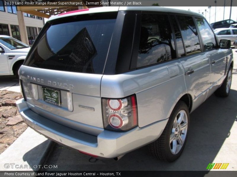 Zermatt Silver Metallic / Jet Black 2010 Land Rover Range Rover Supercharged