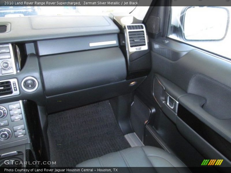 Zermatt Silver Metallic / Jet Black 2010 Land Rover Range Rover Supercharged