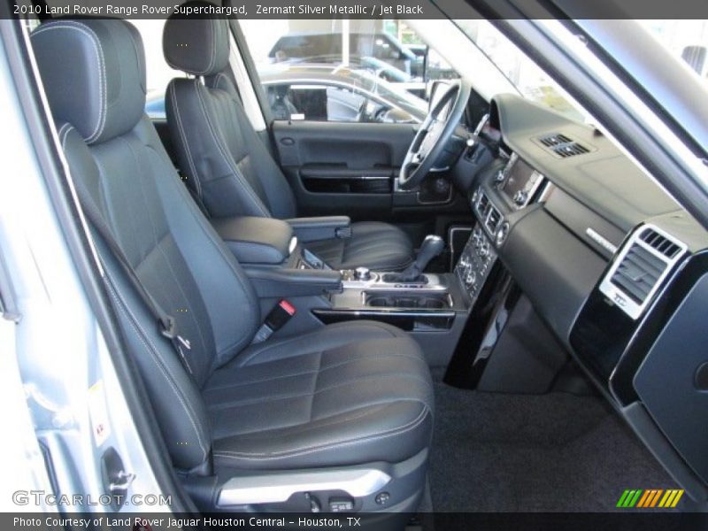 Zermatt Silver Metallic / Jet Black 2010 Land Rover Range Rover Supercharged