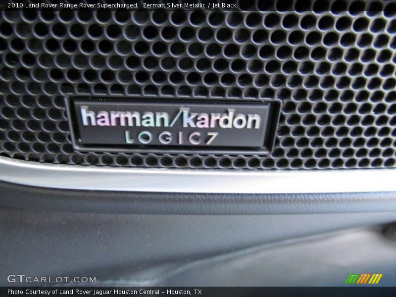 Zermatt Silver Metallic / Jet Black 2010 Land Rover Range Rover Supercharged