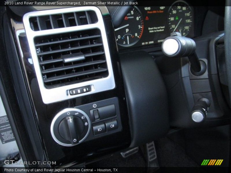Zermatt Silver Metallic / Jet Black 2010 Land Rover Range Rover Supercharged