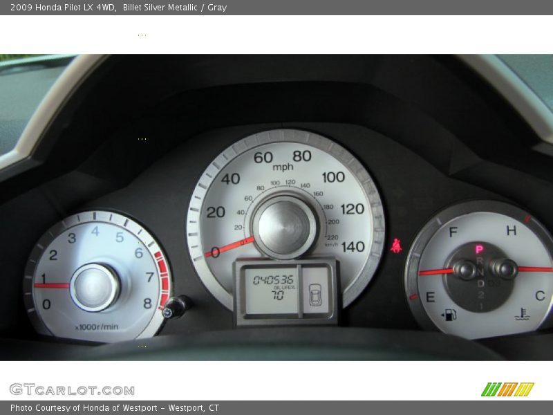 Billet Silver Metallic / Gray 2009 Honda Pilot LX 4WD