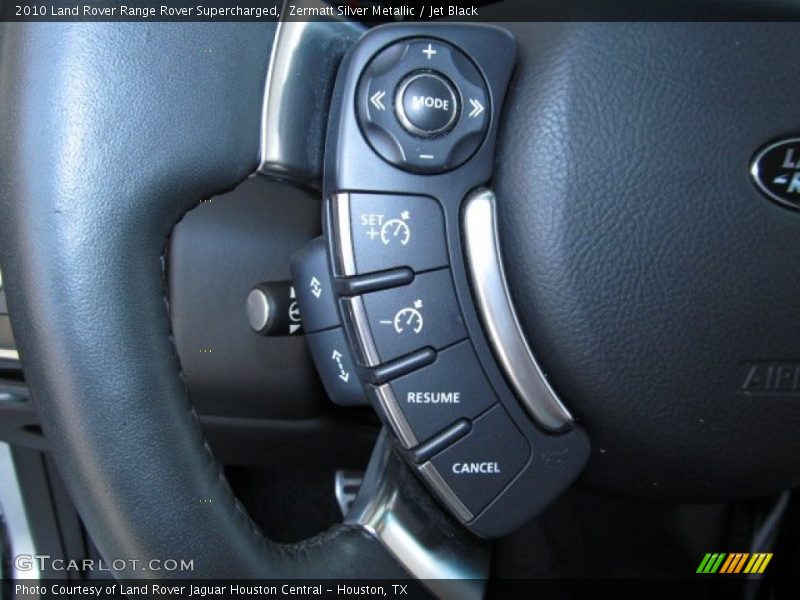 Zermatt Silver Metallic / Jet Black 2010 Land Rover Range Rover Supercharged