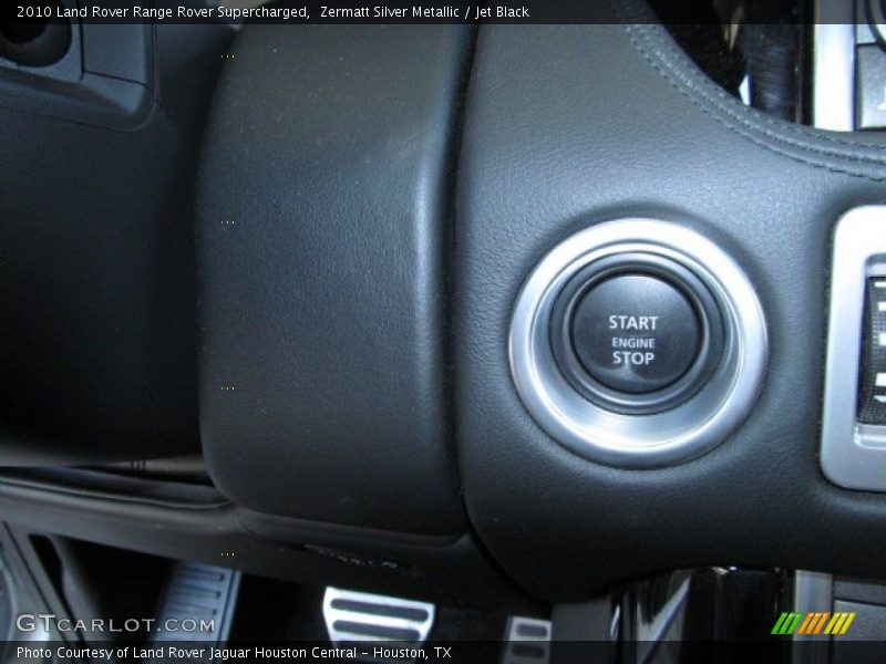 Zermatt Silver Metallic / Jet Black 2010 Land Rover Range Rover Supercharged