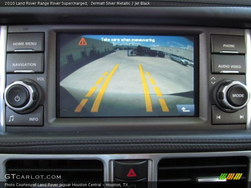 Zermatt Silver Metallic / Jet Black 2010 Land Rover Range Rover Supercharged