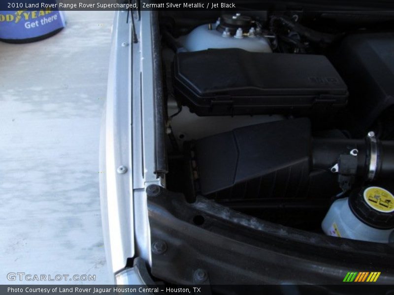 Zermatt Silver Metallic / Jet Black 2010 Land Rover Range Rover Supercharged