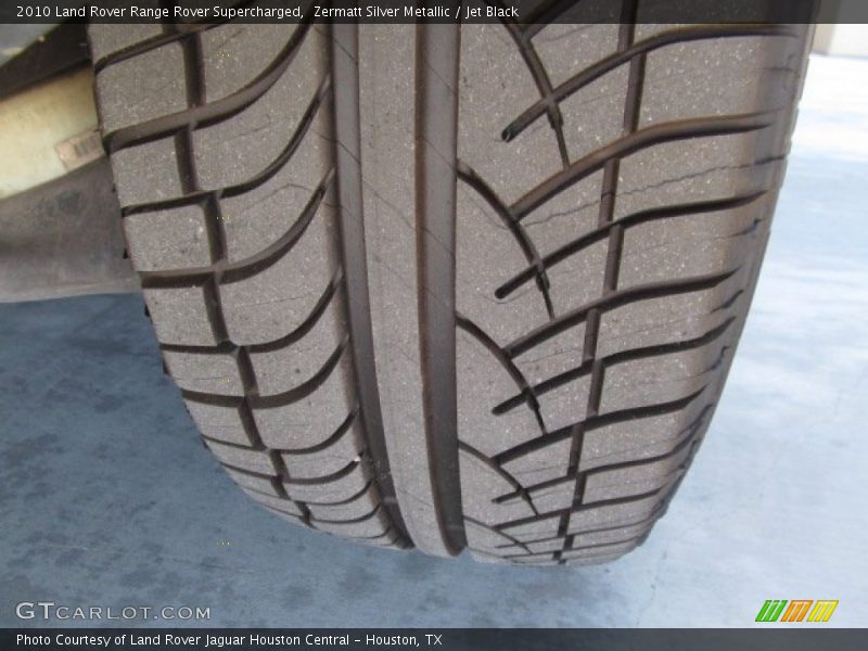 Zermatt Silver Metallic / Jet Black 2010 Land Rover Range Rover Supercharged