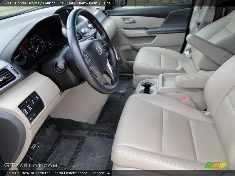  2011 Odyssey Touring Elite Beige Interior