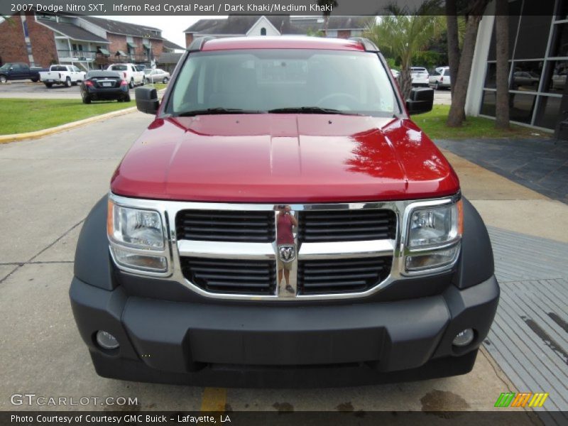 Inferno Red Crystal Pearl / Dark Khaki/Medium Khaki 2007 Dodge Nitro SXT
