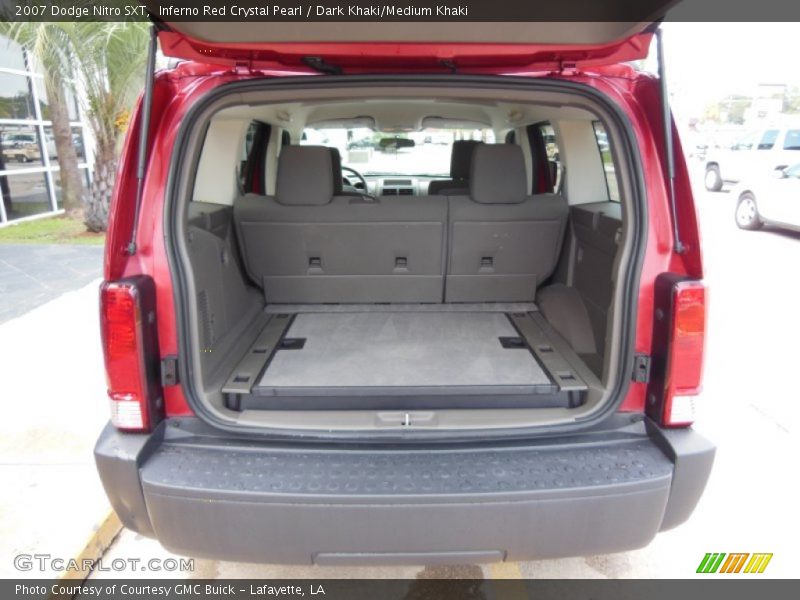 Inferno Red Crystal Pearl / Dark Khaki/Medium Khaki 2007 Dodge Nitro SXT