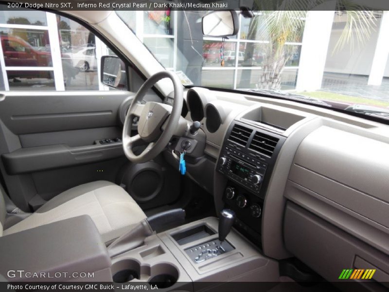 Inferno Red Crystal Pearl / Dark Khaki/Medium Khaki 2007 Dodge Nitro SXT