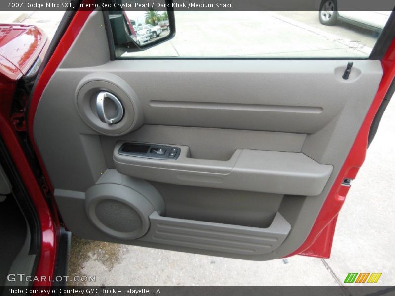 Inferno Red Crystal Pearl / Dark Khaki/Medium Khaki 2007 Dodge Nitro SXT