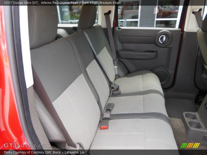 Inferno Red Crystal Pearl / Dark Khaki/Medium Khaki 2007 Dodge Nitro SXT