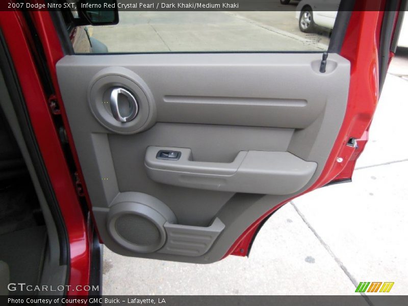 Inferno Red Crystal Pearl / Dark Khaki/Medium Khaki 2007 Dodge Nitro SXT