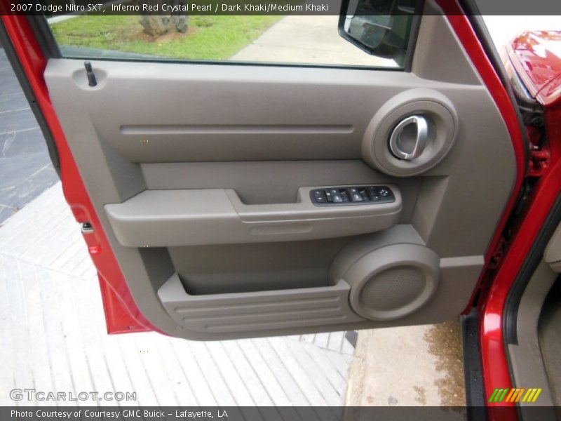 Inferno Red Crystal Pearl / Dark Khaki/Medium Khaki 2007 Dodge Nitro SXT