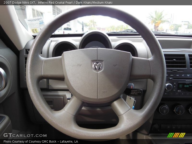 Inferno Red Crystal Pearl / Dark Khaki/Medium Khaki 2007 Dodge Nitro SXT