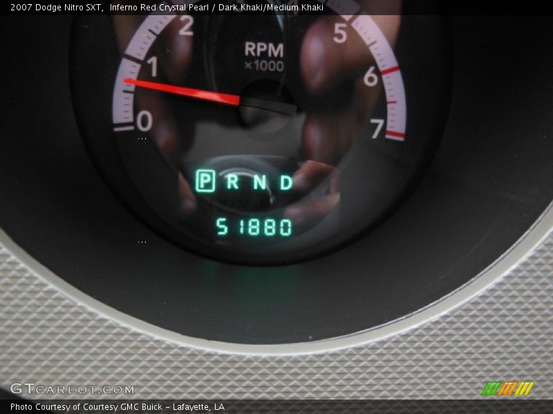 Inferno Red Crystal Pearl / Dark Khaki/Medium Khaki 2007 Dodge Nitro SXT