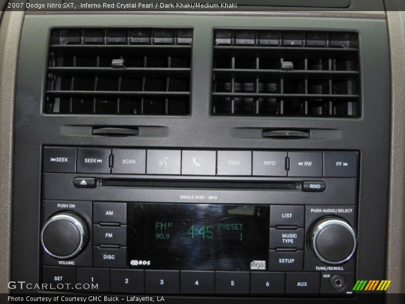 Inferno Red Crystal Pearl / Dark Khaki/Medium Khaki 2007 Dodge Nitro SXT