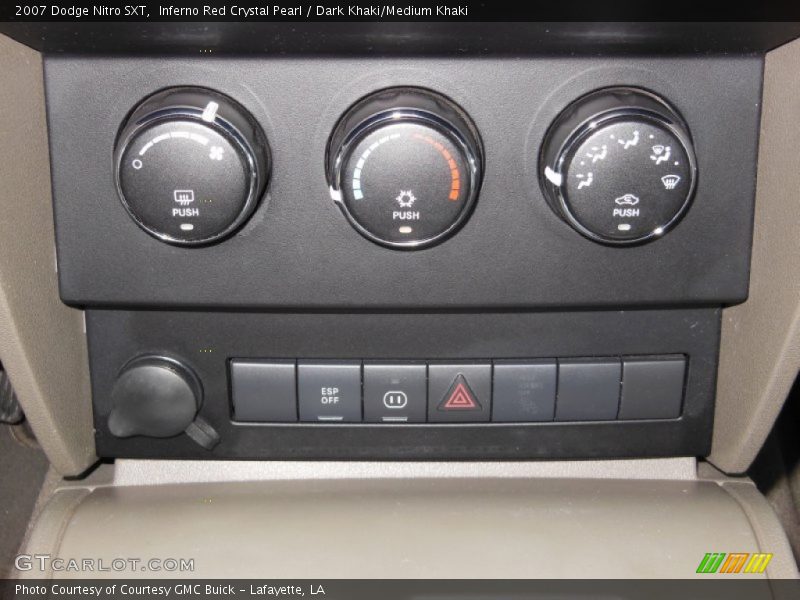 Inferno Red Crystal Pearl / Dark Khaki/Medium Khaki 2007 Dodge Nitro SXT