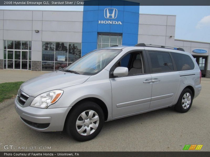 Stardust Silver / Gray 2008 Hyundai Entourage GLS