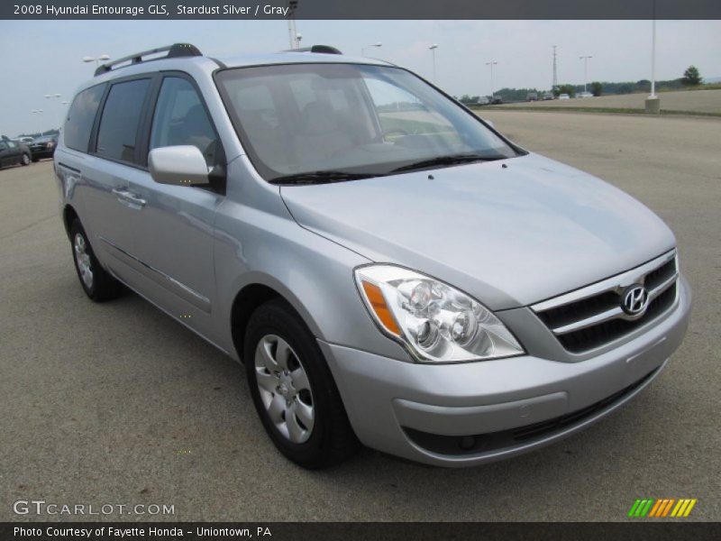 Stardust Silver / Gray 2008 Hyundai Entourage GLS