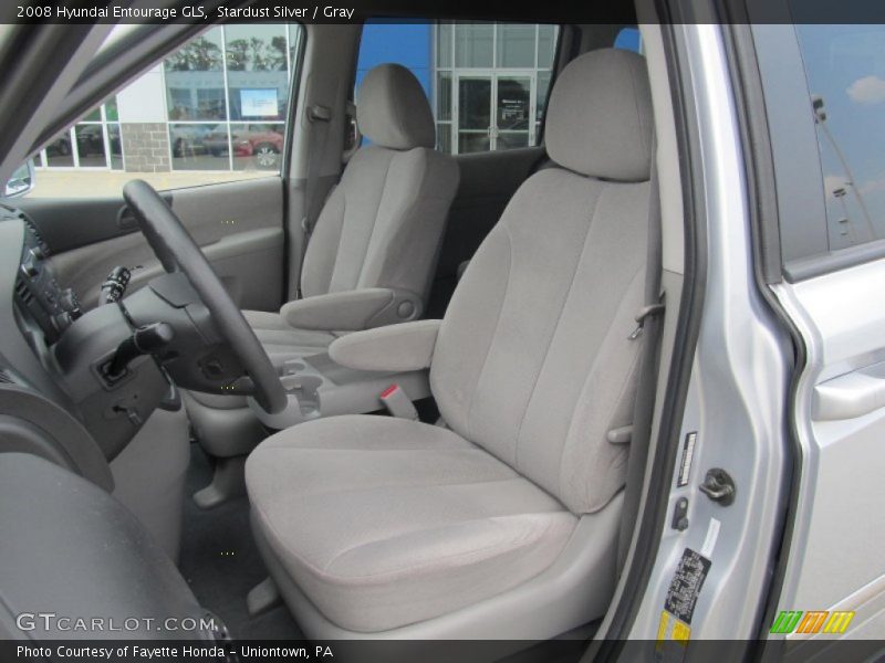 Stardust Silver / Gray 2008 Hyundai Entourage GLS