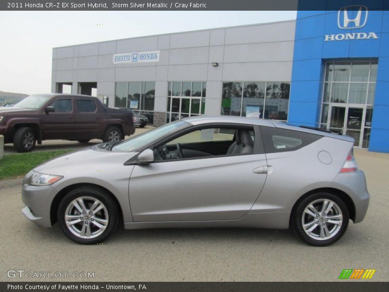 Storm Silver Metallic / Gray Fabric 2011 Honda CR-Z EX Sport Hybrid