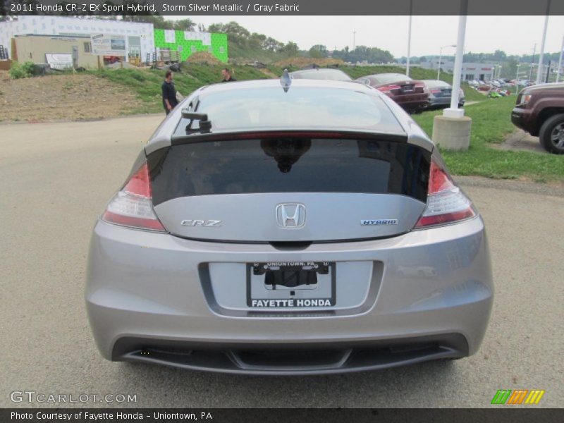 Storm Silver Metallic / Gray Fabric 2011 Honda CR-Z EX Sport Hybrid
