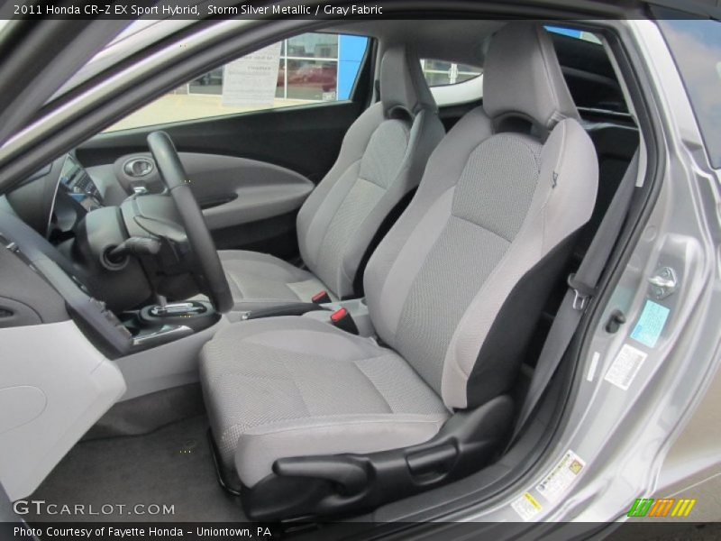 Front Seat of 2011 CR-Z EX Sport Hybrid