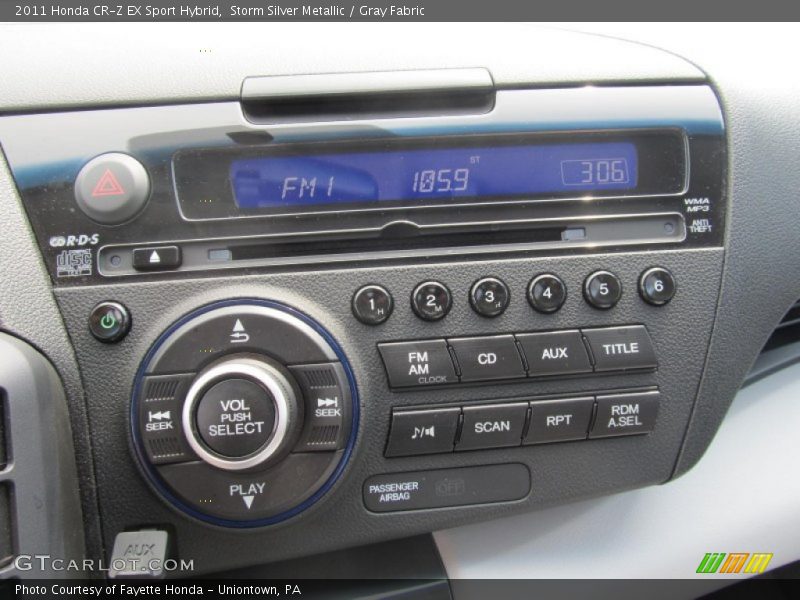 Controls of 2011 CR-Z EX Sport Hybrid