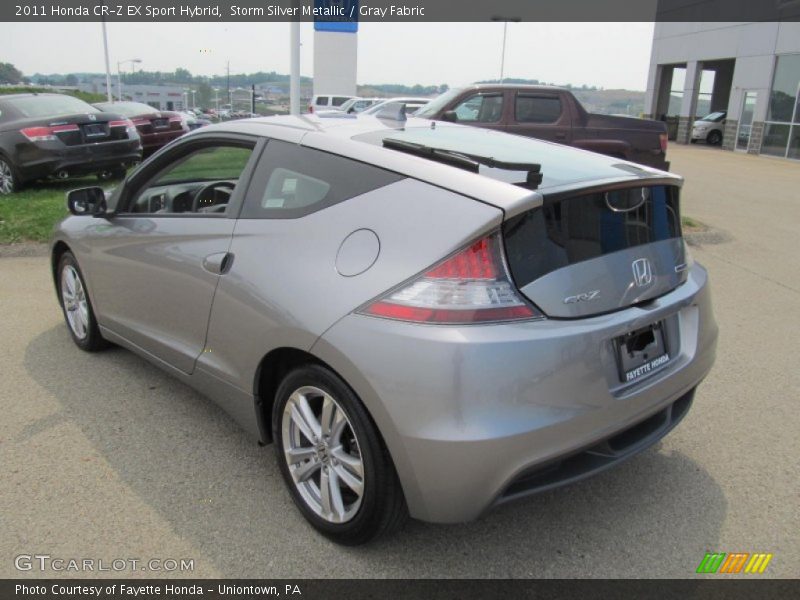 Storm Silver Metallic / Gray Fabric 2011 Honda CR-Z EX Sport Hybrid