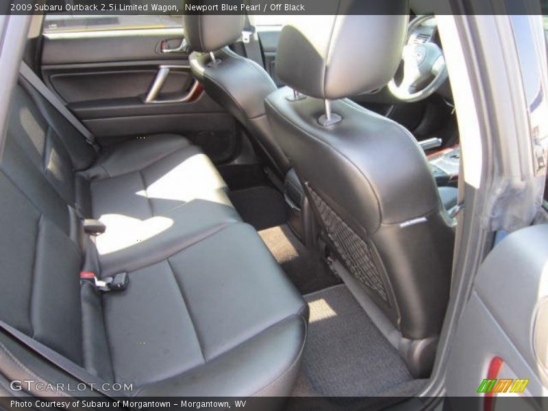Newport Blue Pearl / Off Black 2009 Subaru Outback 2.5i Limited Wagon