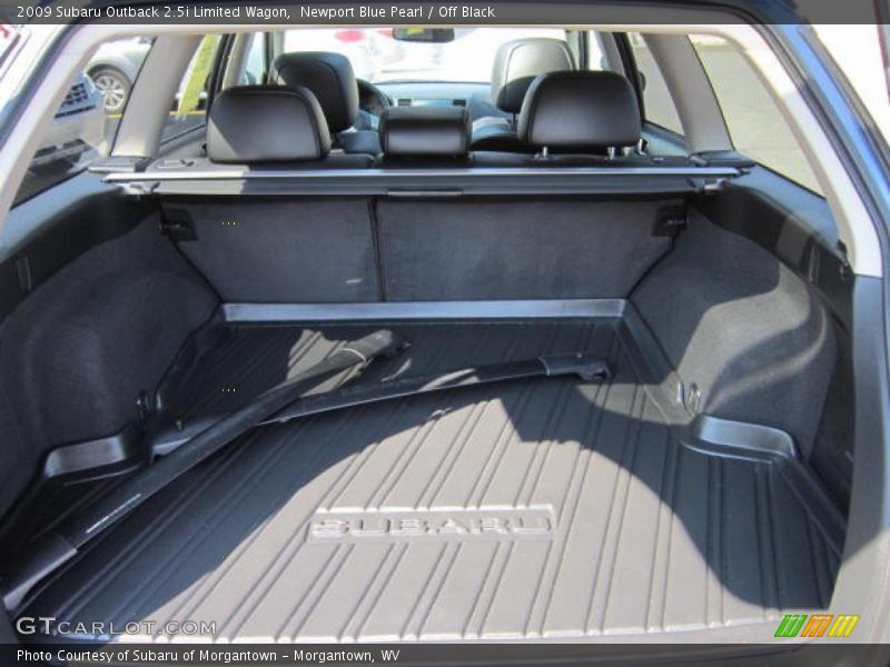 Newport Blue Pearl / Off Black 2009 Subaru Outback 2.5i Limited Wagon