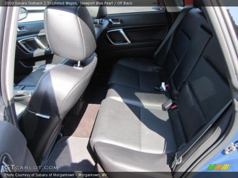 Newport Blue Pearl / Off Black 2009 Subaru Outback 2.5i Limited Wagon