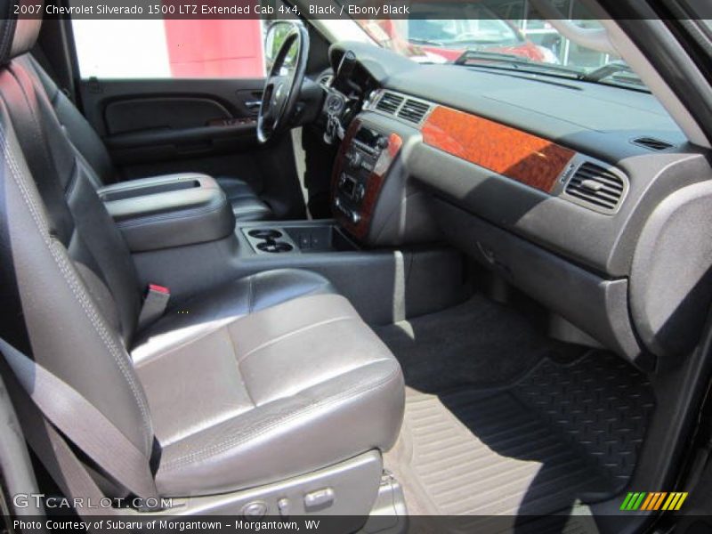 Black / Ebony Black 2007 Chevrolet Silverado 1500 LTZ Extended Cab 4x4
