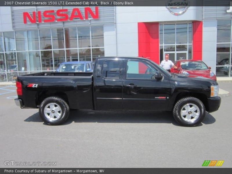 Black / Ebony Black 2007 Chevrolet Silverado 1500 LTZ Extended Cab 4x4