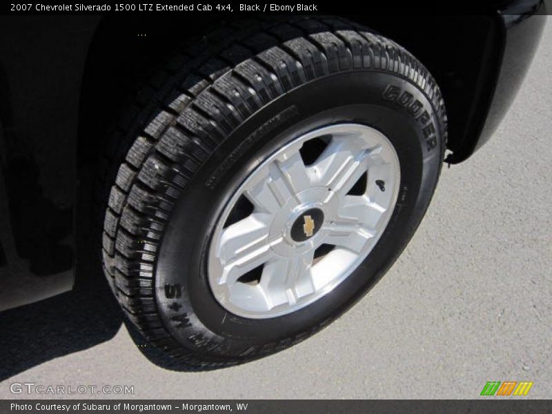 Black / Ebony Black 2007 Chevrolet Silverado 1500 LTZ Extended Cab 4x4