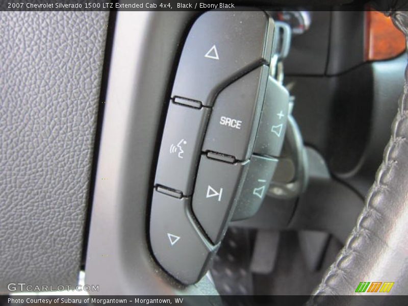 Black / Ebony Black 2007 Chevrolet Silverado 1500 LTZ Extended Cab 4x4