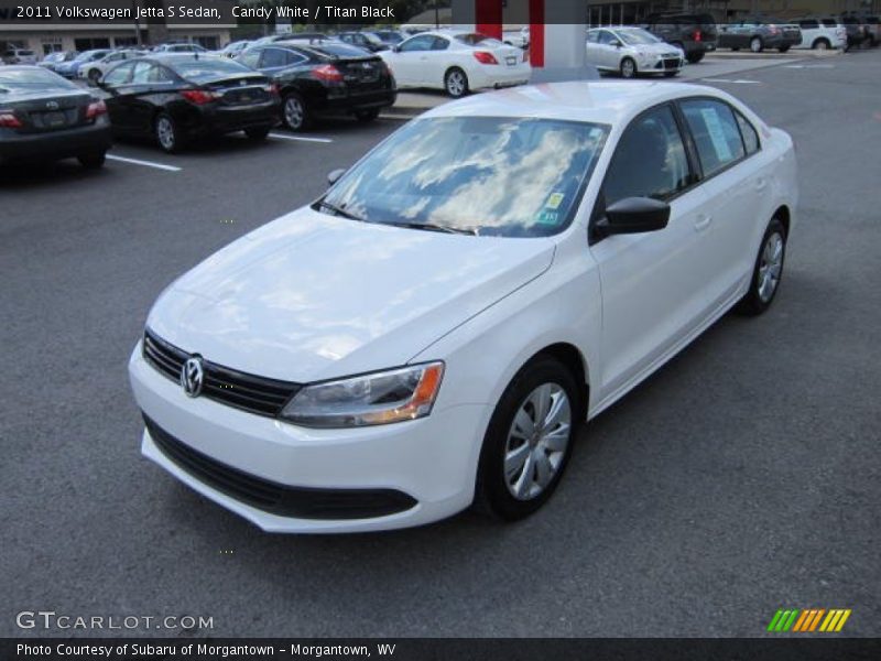 Candy White / Titan Black 2011 Volkswagen Jetta S Sedan