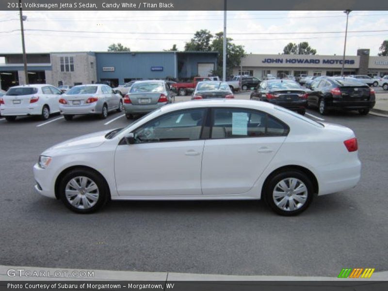 Candy White / Titan Black 2011 Volkswagen Jetta S Sedan