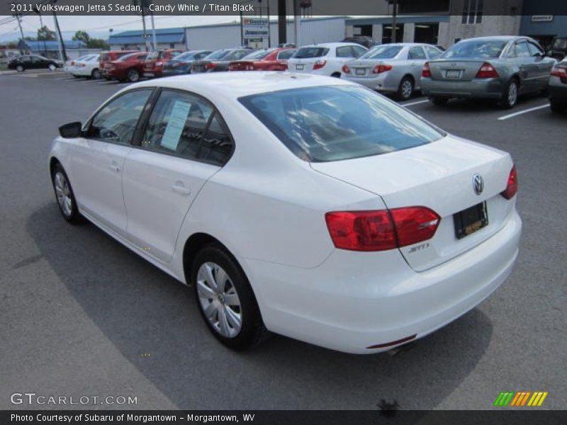 Candy White / Titan Black 2011 Volkswagen Jetta S Sedan