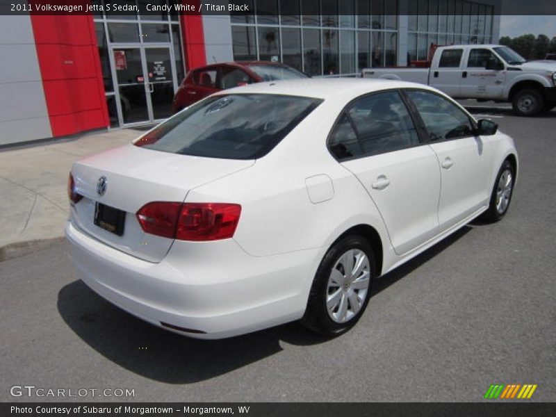 Candy White / Titan Black 2011 Volkswagen Jetta S Sedan
