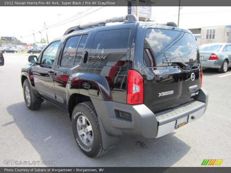 Super Black / Pro 4X Gray/Steel 2012 Nissan Xterra Pro-4X 4x4