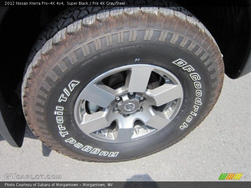Super Black / Pro 4X Gray/Steel 2012 Nissan Xterra Pro-4X 4x4